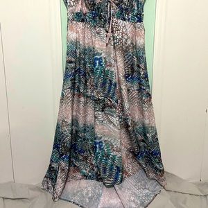 Jennifer Lopez High Low Maxi Dress